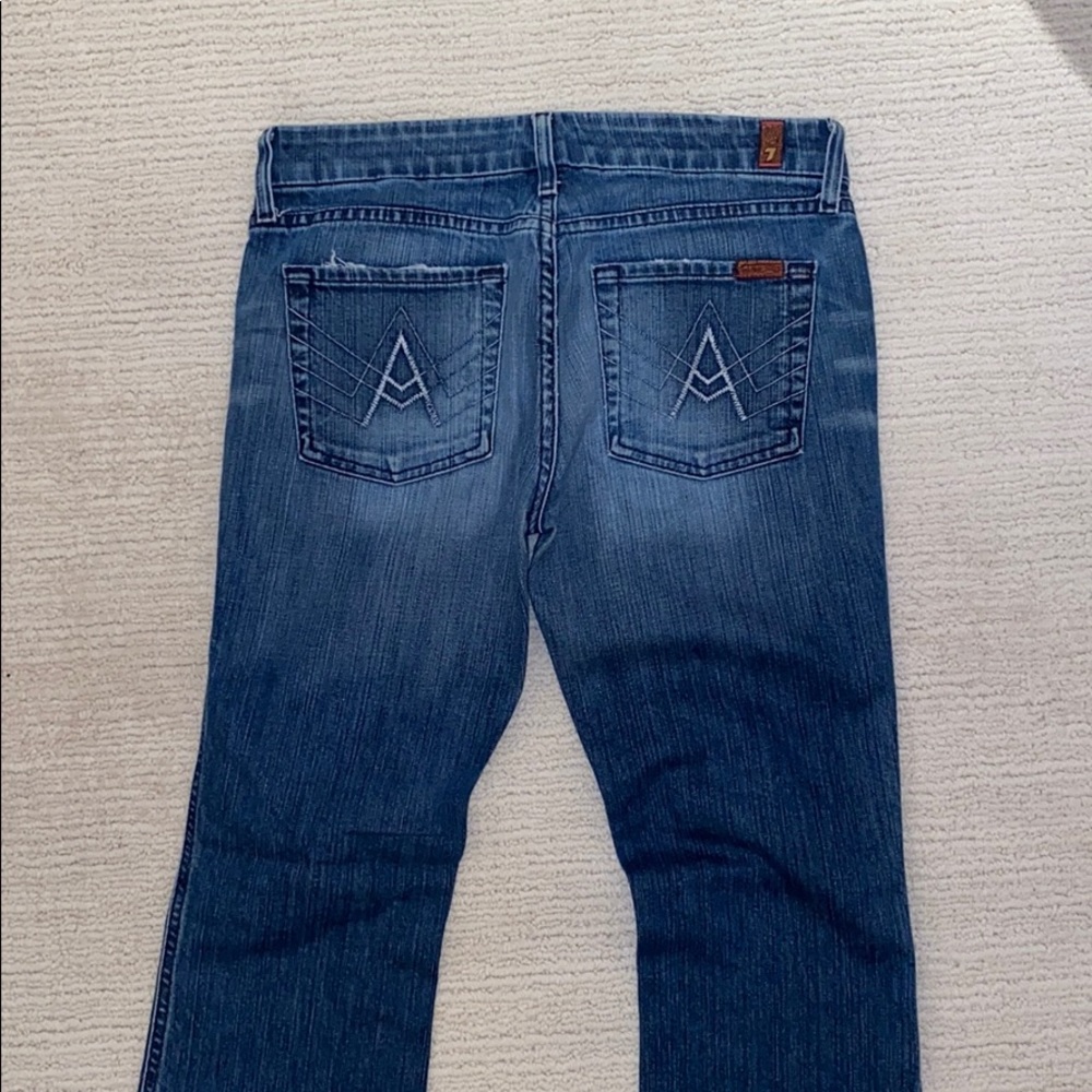 7 for All Mankind Flared Jeans Size 28
